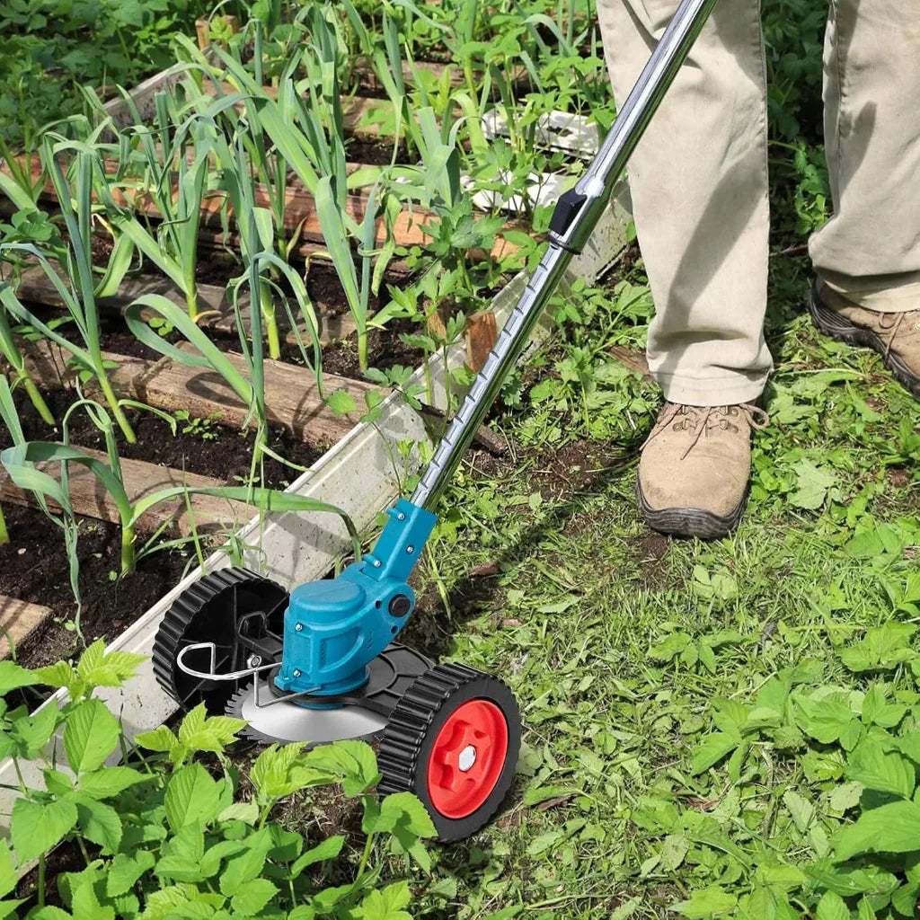 Cordless String Trimmer for Grass - Adjustable Electric Weed Cutter