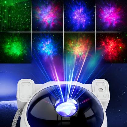 Astronaut LED Night Light with Star Projector - Cosmic Room Decor Lamp