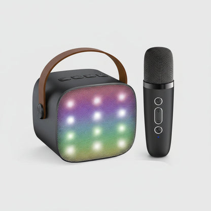 Bluetooth Karaoke Machine: Portable Speaker with Wireless Microphones