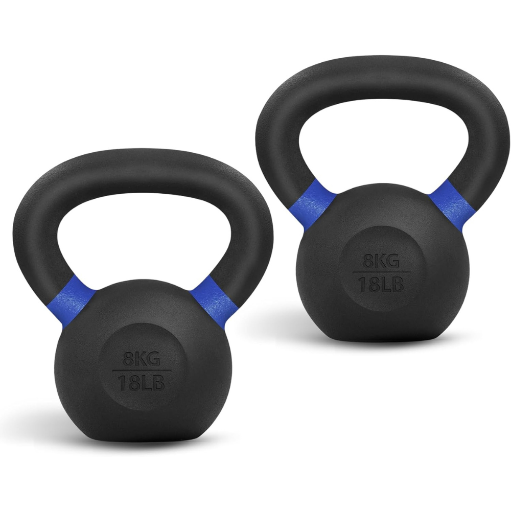 Cast Iron Kettlebell for Strength Training – Durable Home Gym Fitness Weight