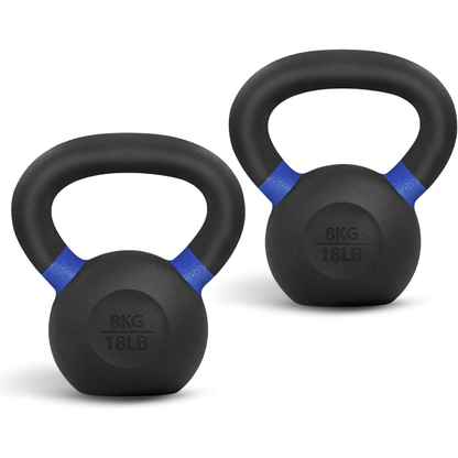 Cast Iron Kettlebell for Strength Training – Durable Home Gym Fitness Weight