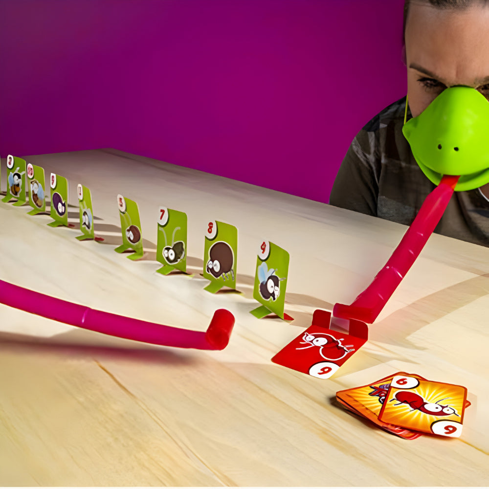 Chameleon Mask Tongue Challenge: Fun Kids Party Board Game with Skill-Set Challenges