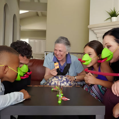 Chameleon Mask Tongue Challenge: Fun Kids Party Board Game with Skill-Set Challenges