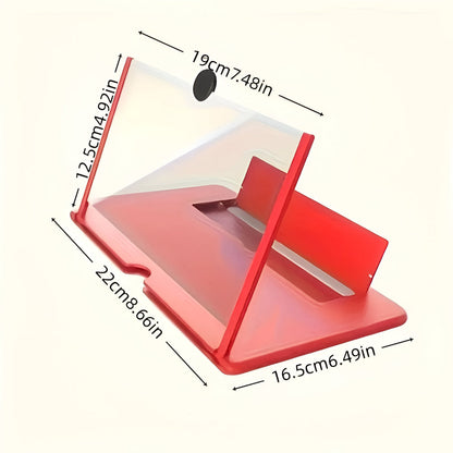 Foldable Phone Stand with Screen Magnifier – Portable Holder and Display Amplifier for Hands-Free Viewing