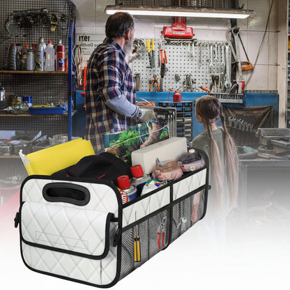 Foldable Car Trunk Organizer - Waterproof, Large-Capacity Storage Box for Neat and Organized Car Storage