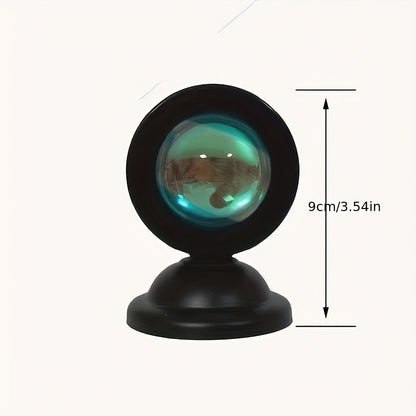 Sunset Projection Lamp — USB-Powered Ambient Light for a Warm, Relaxing Glow