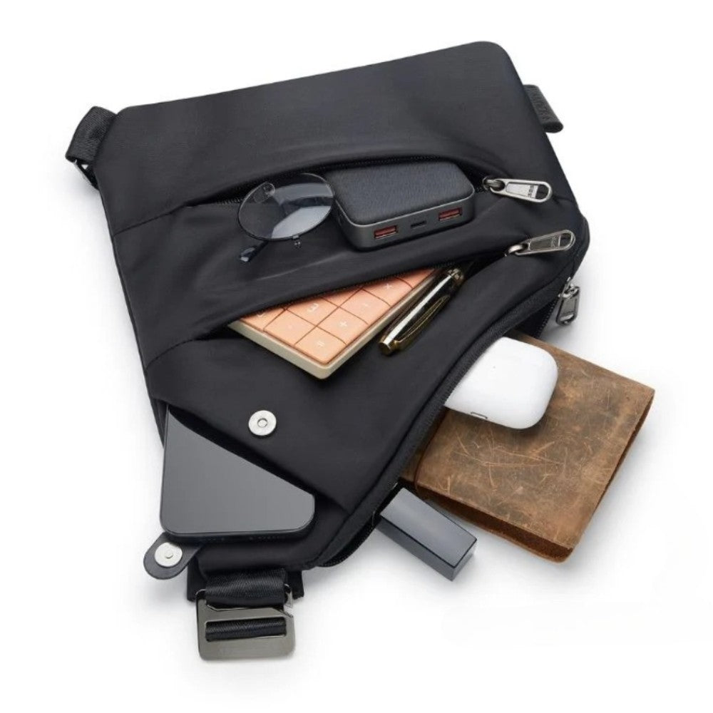 Anti-Theft Messenger Crossbody Bag with Single-Shoulder