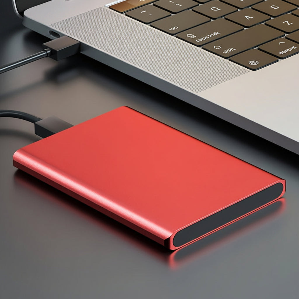 320GB Portable USB SSD External Drive - Slim, High-Speed Laptop Storage