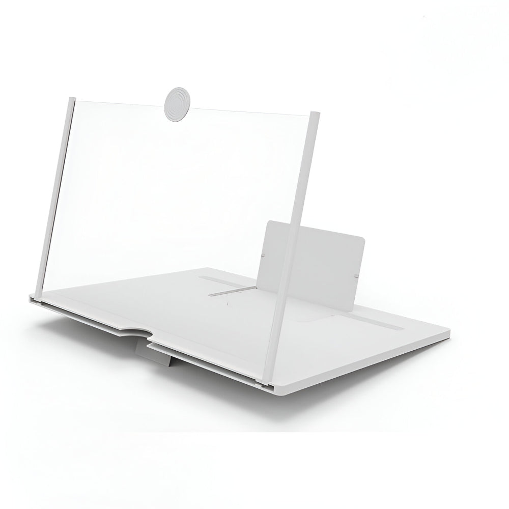 Foldable Phone Stand with Screen Magnifier – Portable Holder and Display Amplifier for Hands-Free Viewing