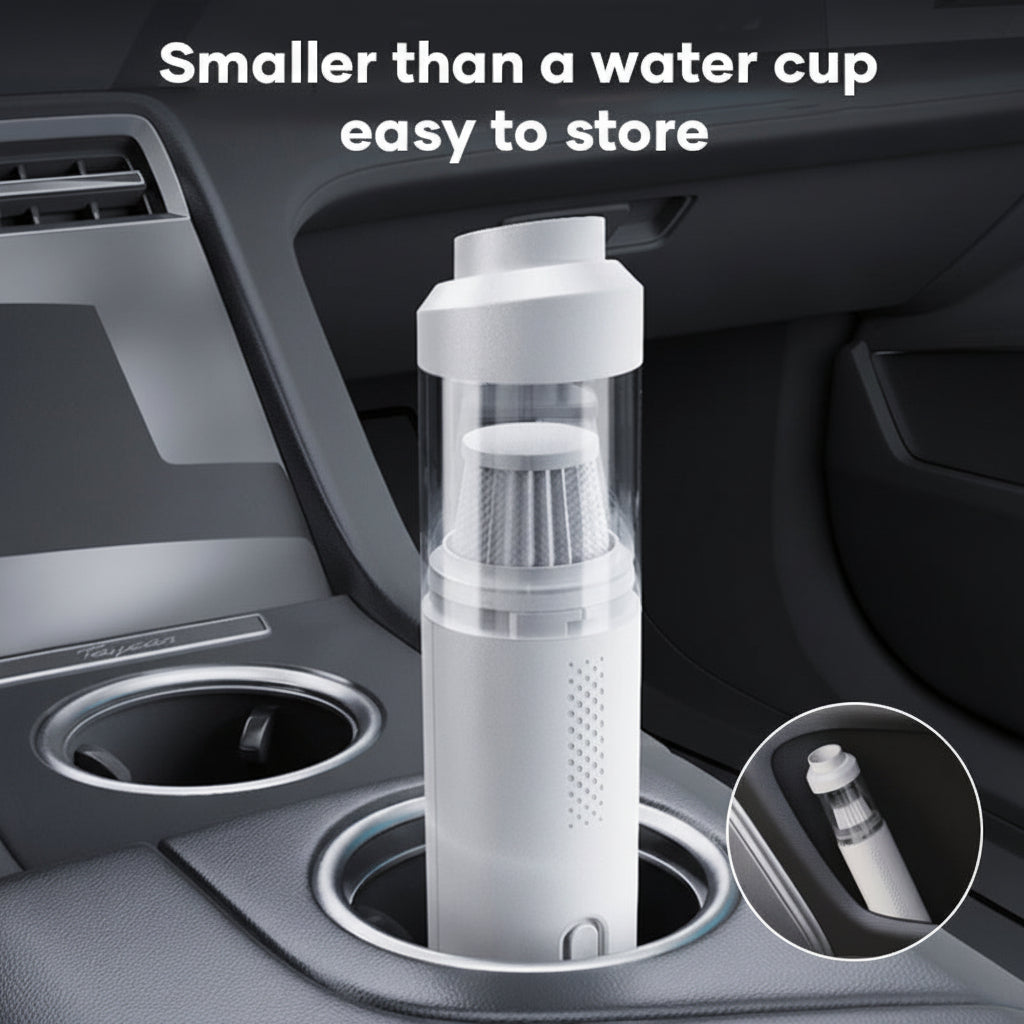 Cordless Handheld Car Vacuum Cleaner - Mini, Portable Auto Interior Cleaning