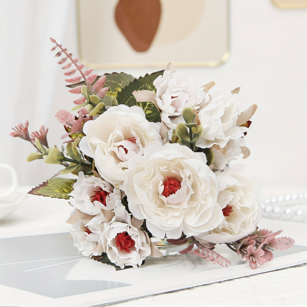 Artificial Peony Flower Bouquet – The Perfect Mother's Day Gift for Home Decor
