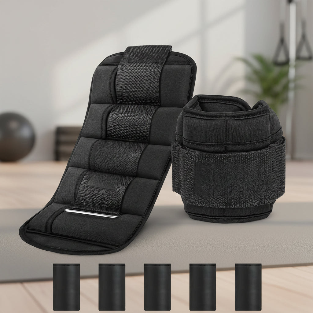 Adjustable Ankle Weights for Leg Training – Comfortable, Durable Fitness Set