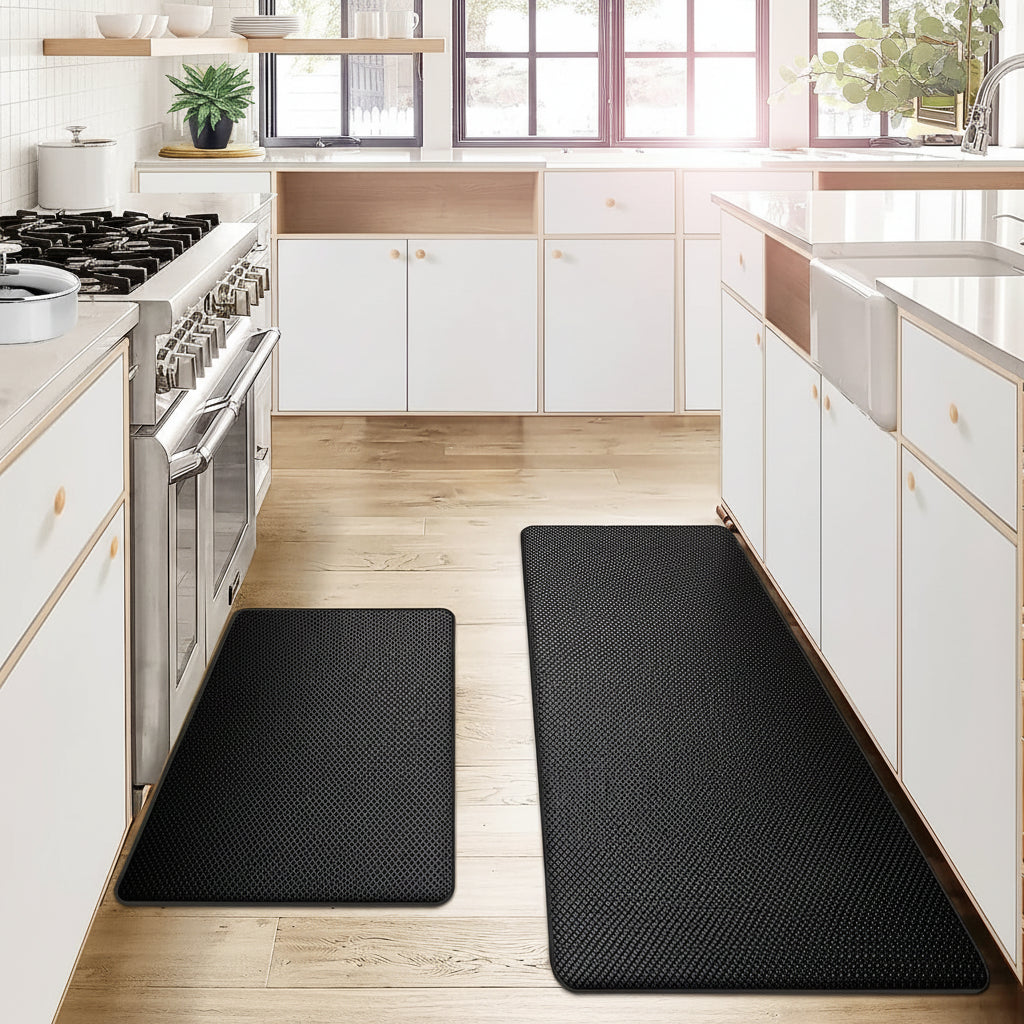 Anti-Fatigue Kitchen Mat - Cushioned Floor Mat for Comfortable Standing All Day