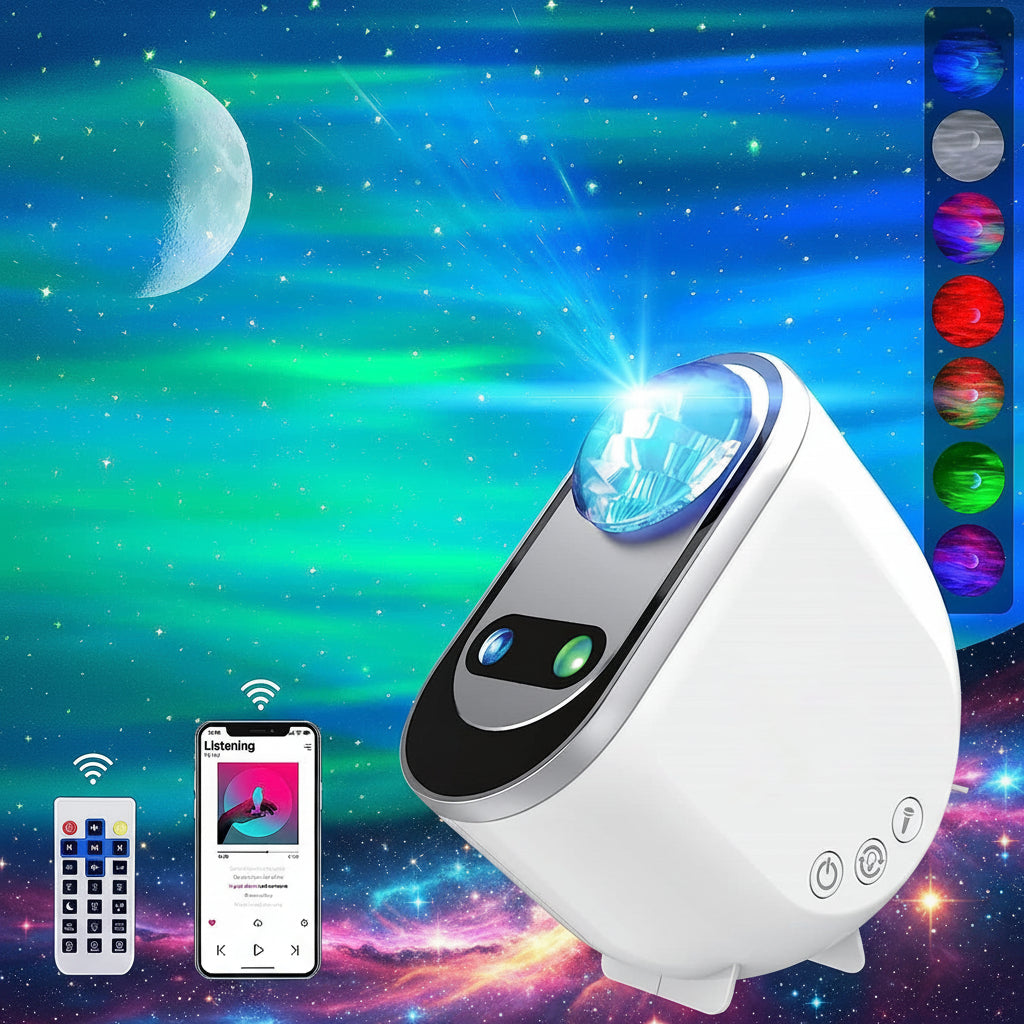 Aurora Night Light Projector - LED Galaxy Lamp with Remote Control