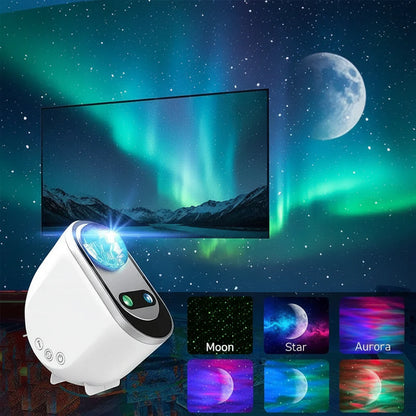 Aurora Night Light Projector - LED Galaxy Lamp with Remote Control