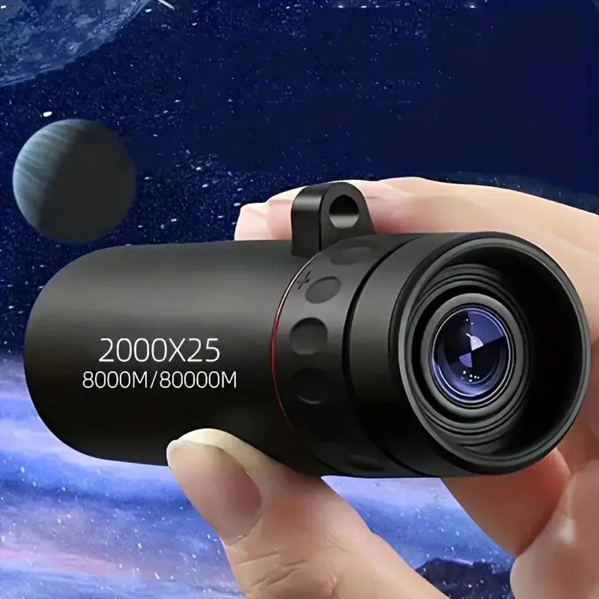 HD Monocular Telescope 2000x25 - Ultra-Compact Zoom for Outdoor Viewing