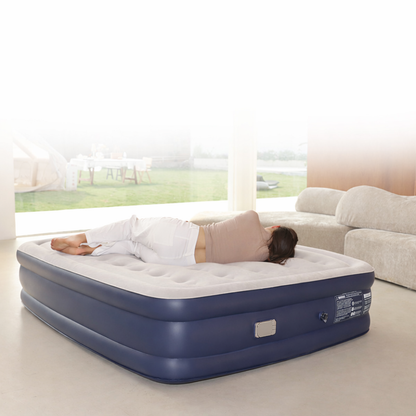 Double-Thick Self-Inflating Camping Air Mattress – Easy Setup Air Bed