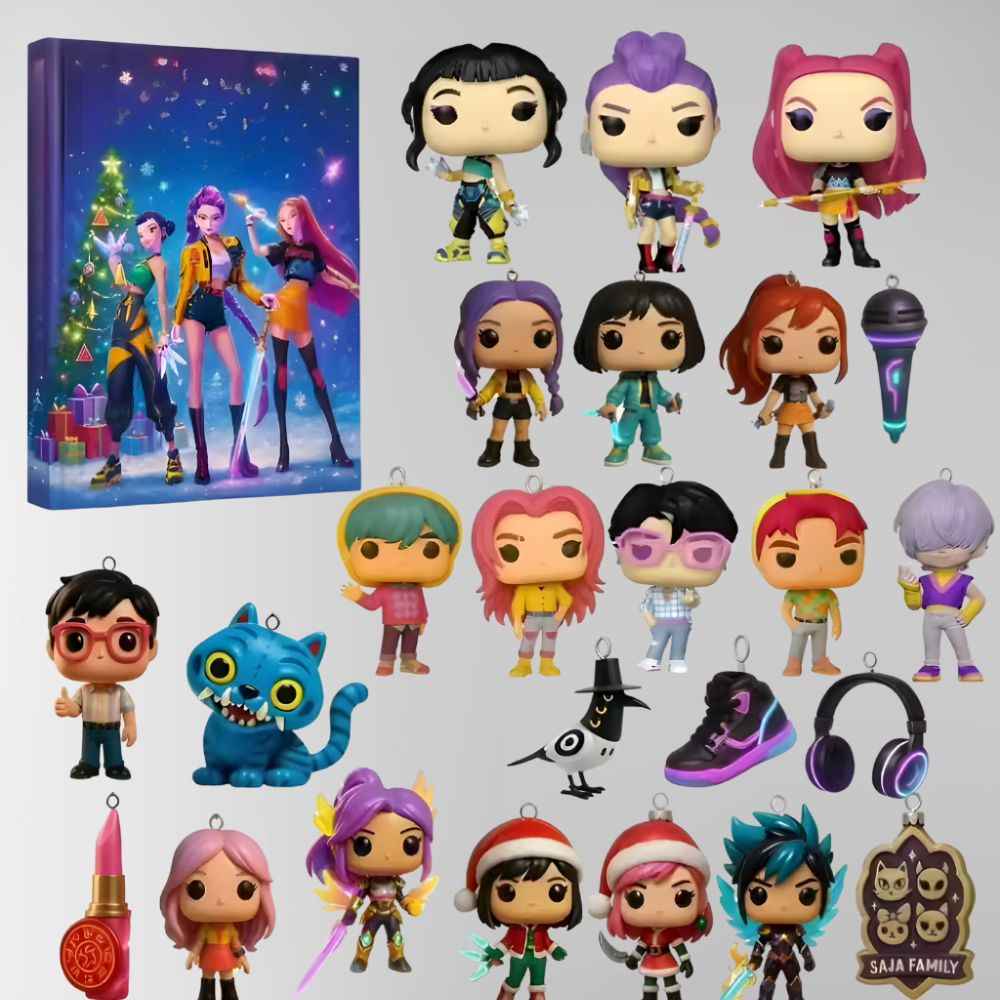 Anime Advent Calendar: Collectible Figures Holiday Box