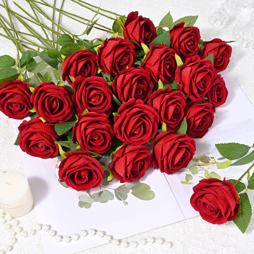 Elegant Artificial Flower Bouquet - Perfect Mother's Day Gift & Wedding Decor Set