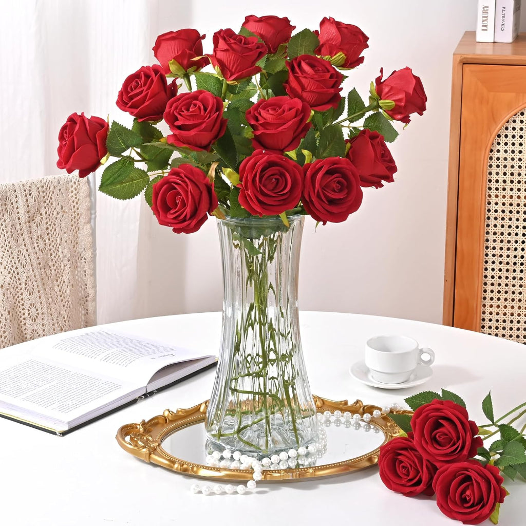 Elegant Artificial Flower Bouquet - Perfect Mother's Day Gift & Wedding Decor Set