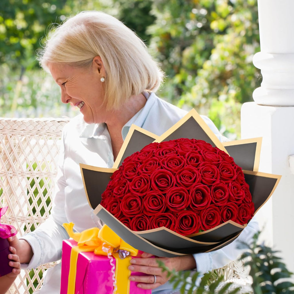 Elegant Artificial Flower Bouquet - Perfect Mother's Day Gift & Wedding Decor Set
