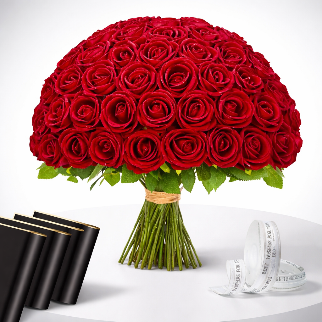 Elegant Artificial Flower Bouquet - Perfect Mother's Day Gift & Wedding Decor Set