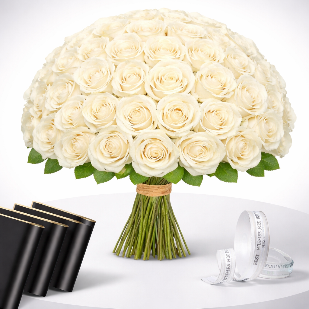 Elegant Artificial Flower Bouquet - Perfect Mother's Day Gift & Wedding Decor Set