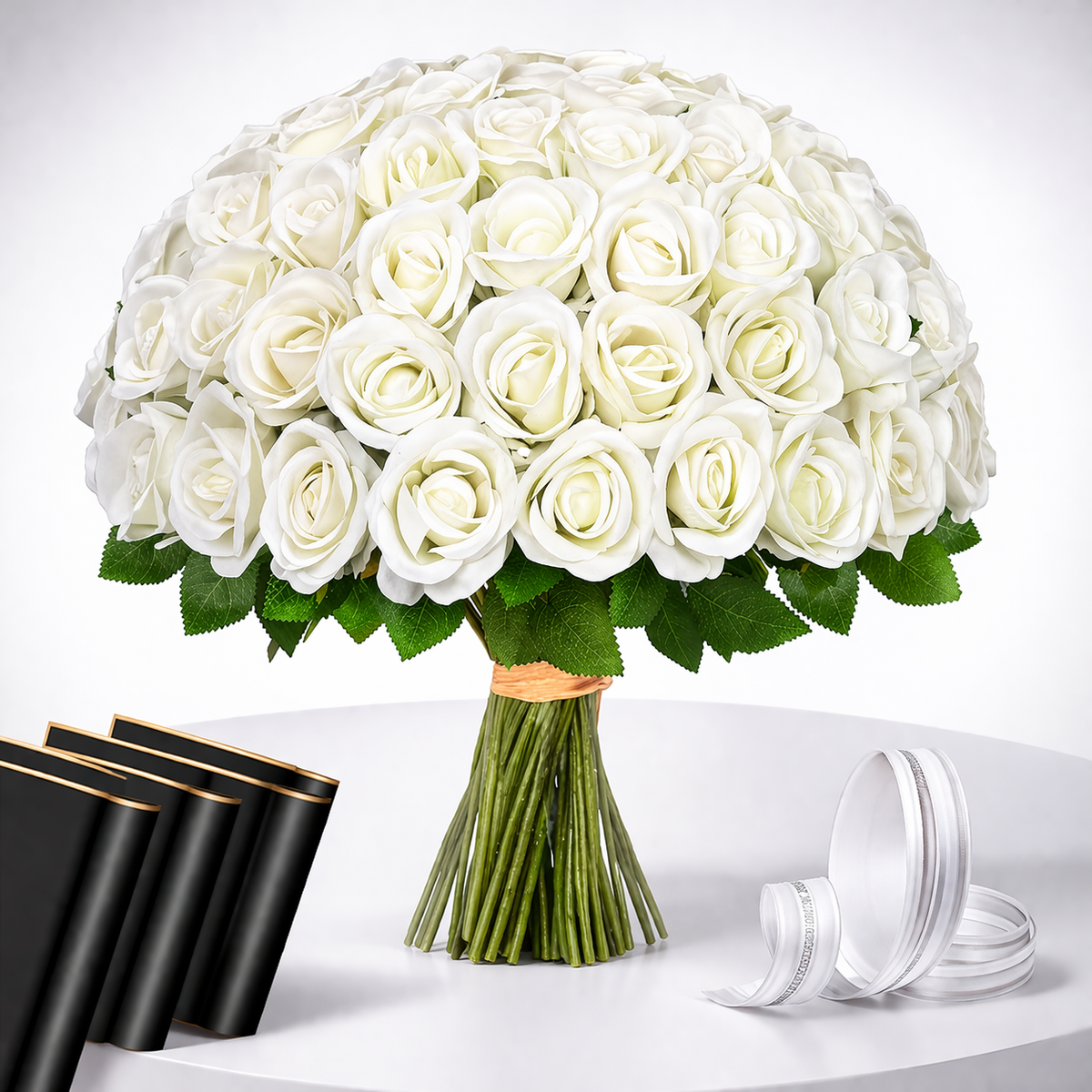 Elegant Artificial Flower Bouquet - Perfect Mother's Day Gift & Wedding Decor Set