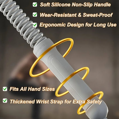 Heavy-Duty Adjustable Steel Jump Rope - Speed Skipping Rope for Fast, Smooth Workouts