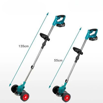 Cordless String Trimmer for Grass - Adjustable Electric Weed Cutter