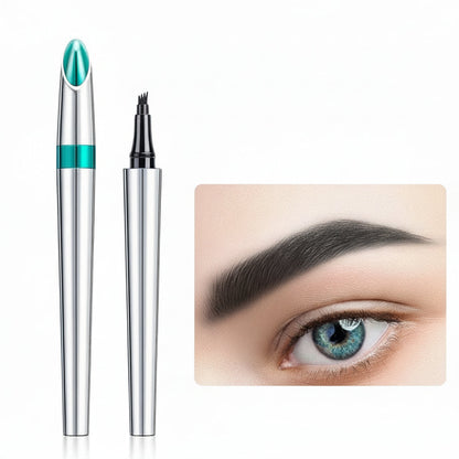 4-Tip Microblading Eyebrow Pencil - Waterproof Brow Makeup Pen