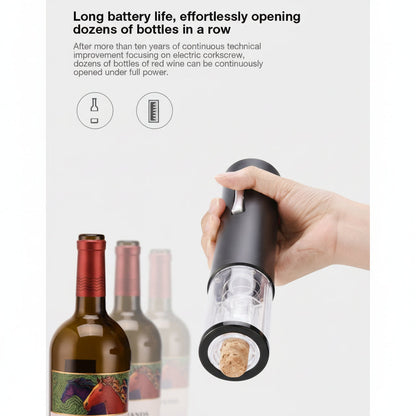 Electric Wine Opener – Automatic Corkscrew for Effortless Bottle Opening