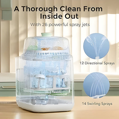 Electric Countertop Baby Bottle Washer & Feeding Cleaner