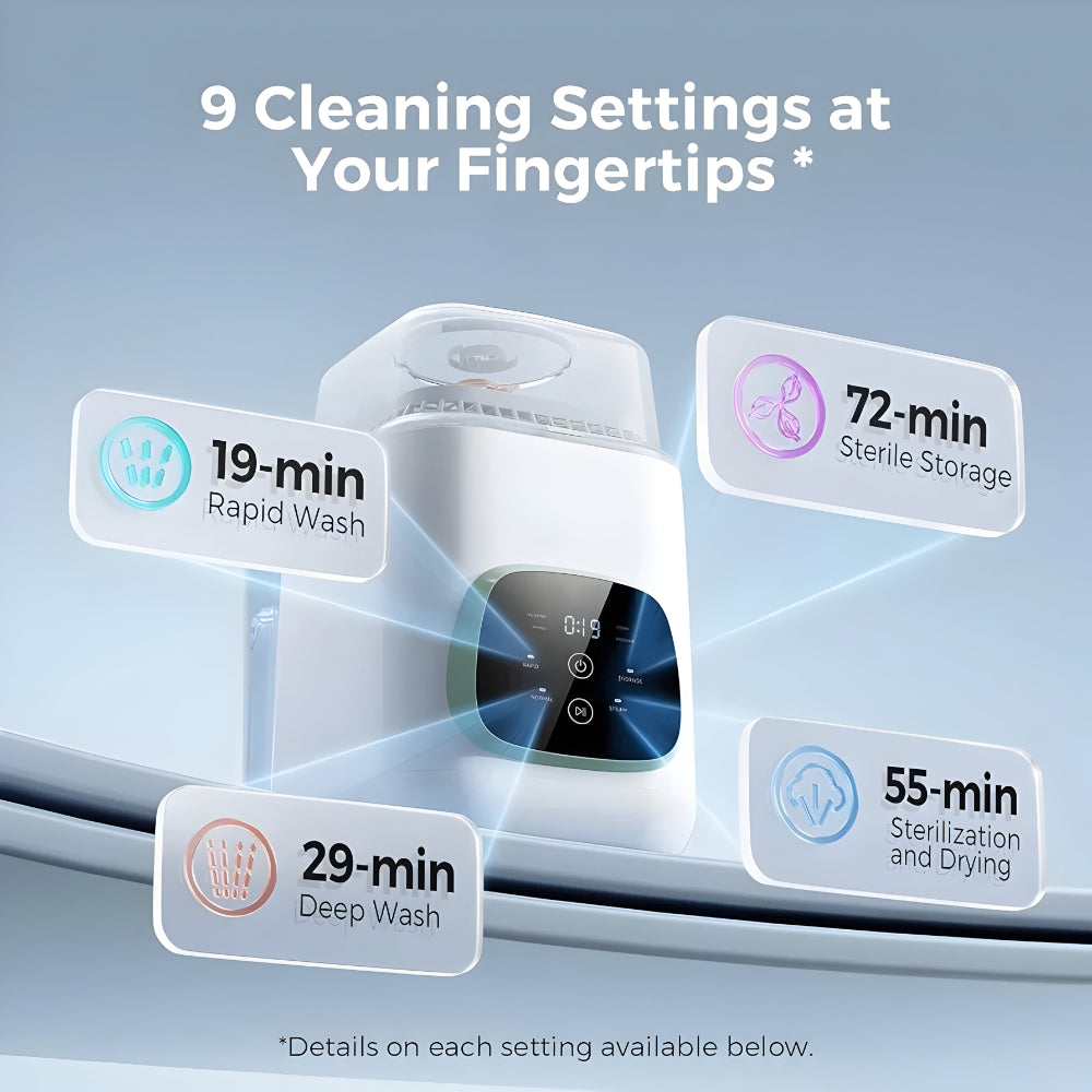 Electric Countertop Baby Bottle Washer & Feeding Cleaner