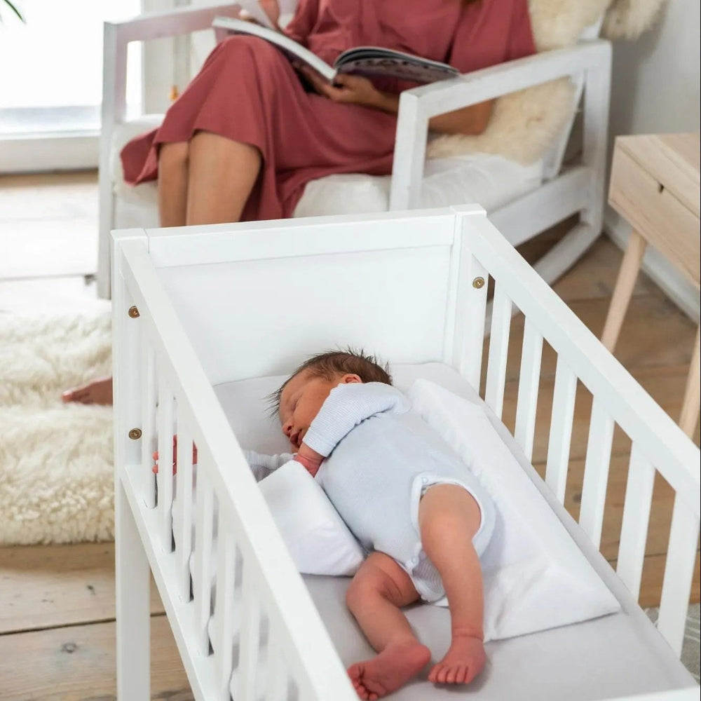 Baby Crib Sleep Positioner Pillow – Anti-Roll Design