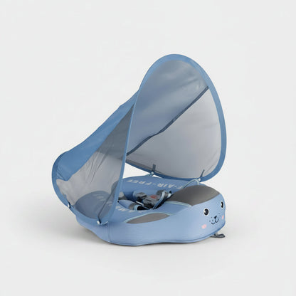 Baby Pool Float with Canopy Shade — Infant Swim Float