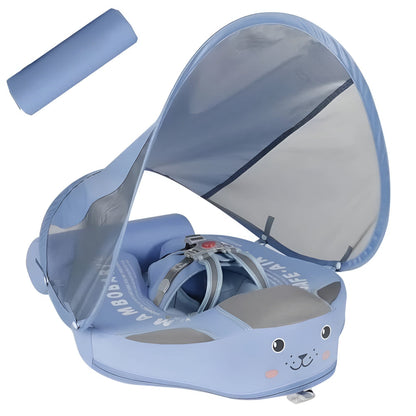 Baby Pool Float with Canopy Shade — Infant Swim Float