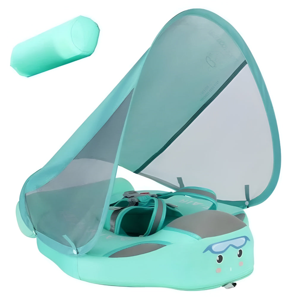 Baby Pool Float with Canopy Shade — Infant Swim Float