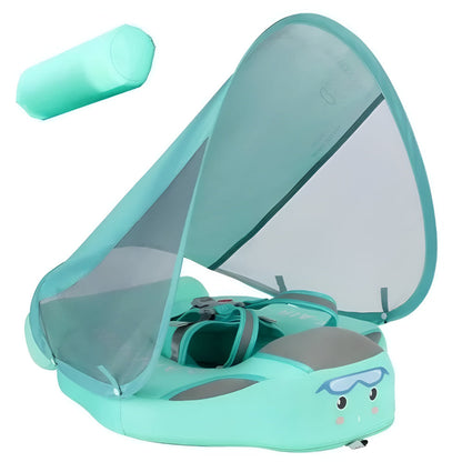Baby Pool Float with Canopy Shade — Infant Swim Float