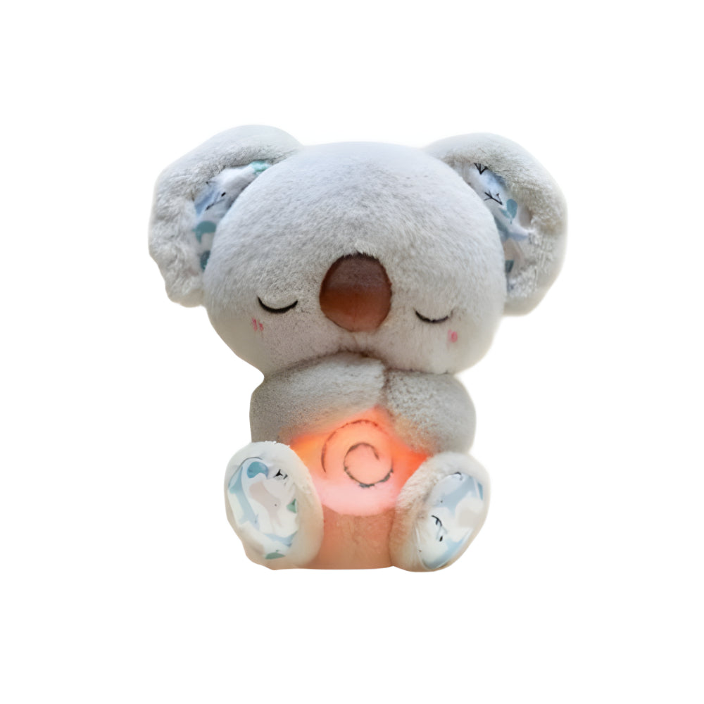 Baby Sleep Toy: Soothing Breathing Light Plush Bear
