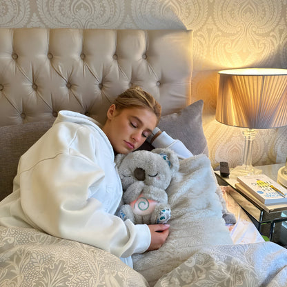 Baby Sleep Toy: Soothing Breathing Light Plush Bear