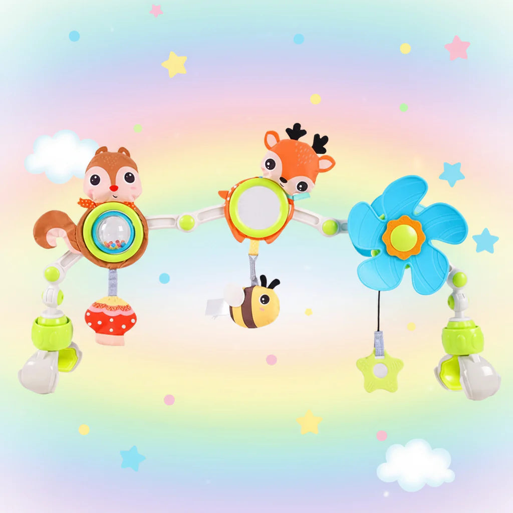 Baby Stroller Arch Toy – Hanging Sensory Activity Toy for Babies