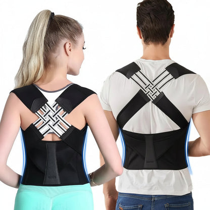 Ergonomic Adjustable Posture Corrector Back Brace for Upper Back Support