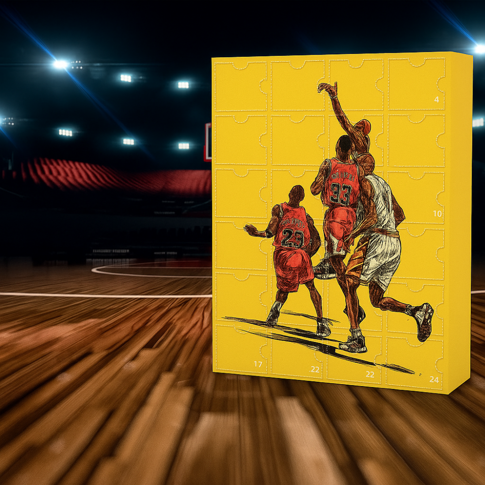 Basketball Advent Calendar Mini Figure Collector Set - Collectible Figures for Basketball Fans