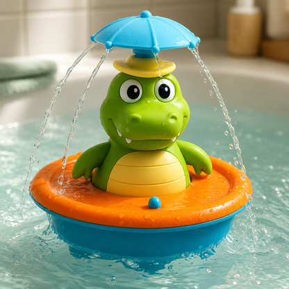 Bath Toy for Toddlers with Colorful Lights, Floating