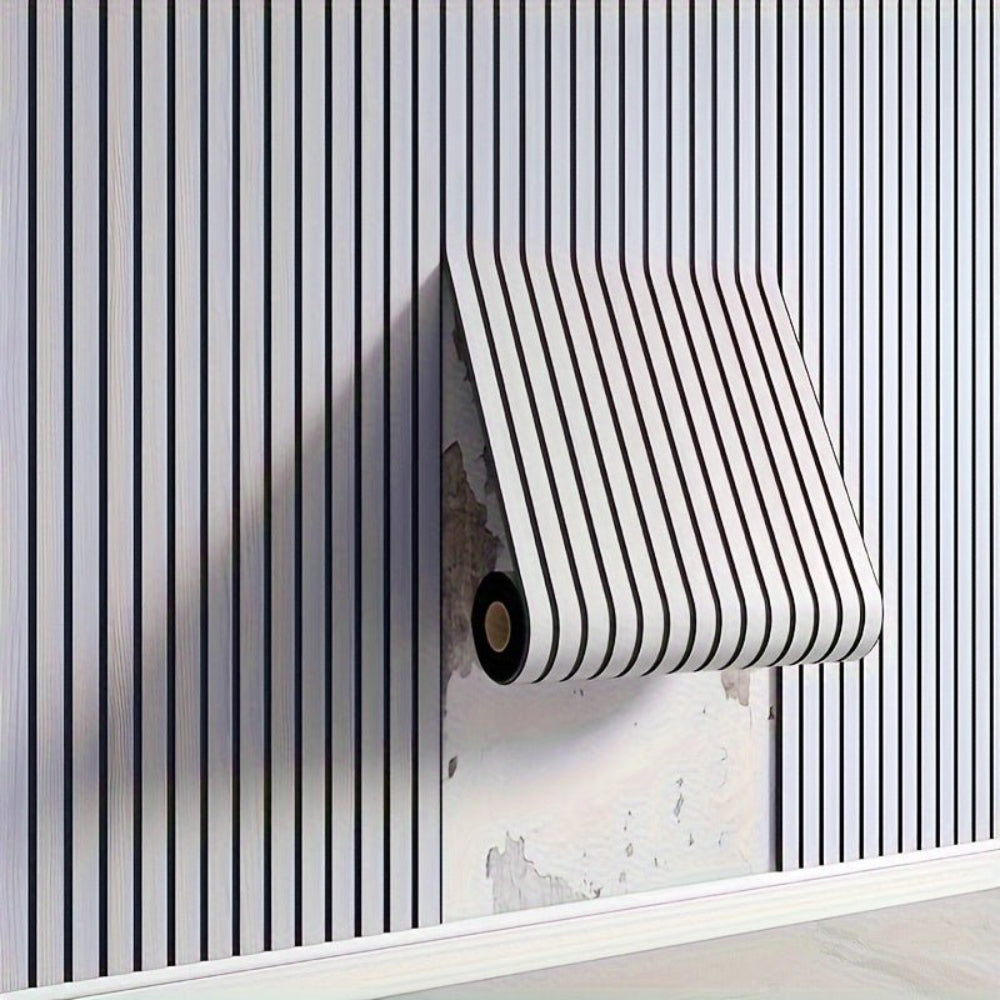 3D Wood-Effect Self-Adhesive PVC Wall Panels