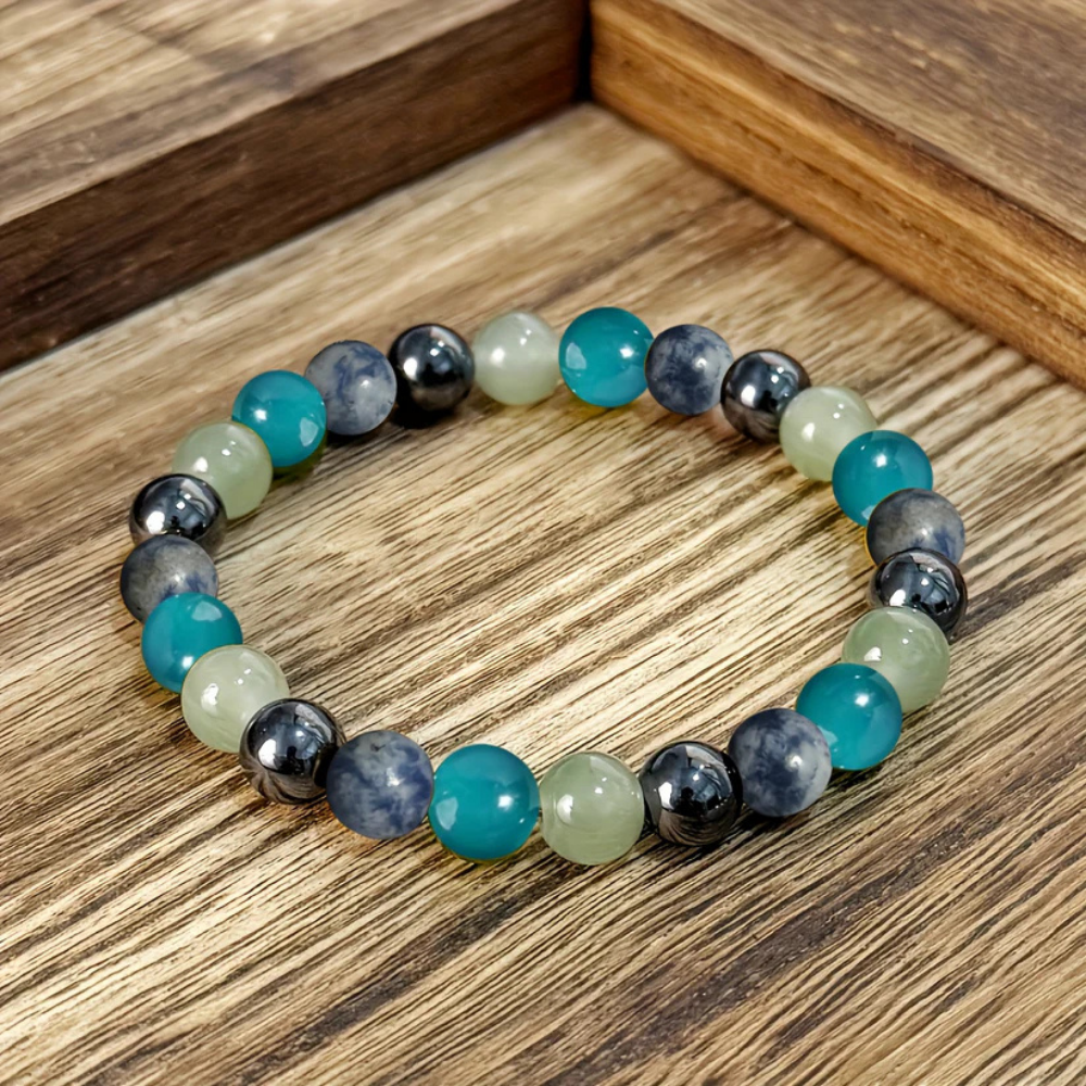 Beaded Birthstone Bracelet - Natural Stone Gift for Mother's Day
