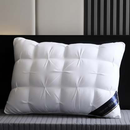 Down-Alternative Bed Pillow for Neck Support and Comfortable Sleep