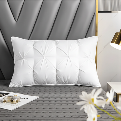 Down-Alternative Bed Pillow for Neck Support and Comfortable Sleep