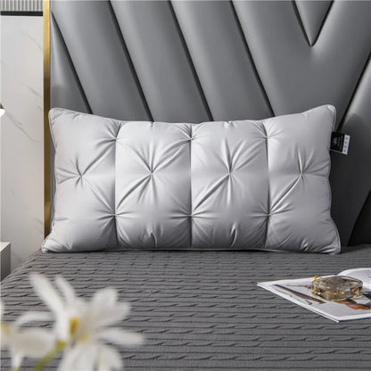 Down-Alternative Bed Pillow for Neck Support and Comfortable Sleep